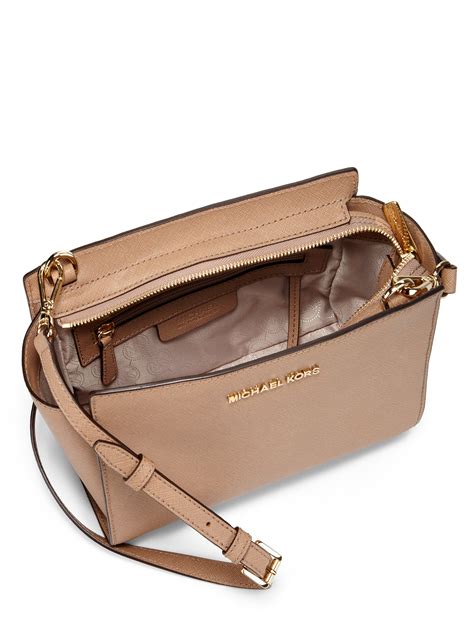 michael michael kors medium selma satchel|michael kors selma medium messenger.